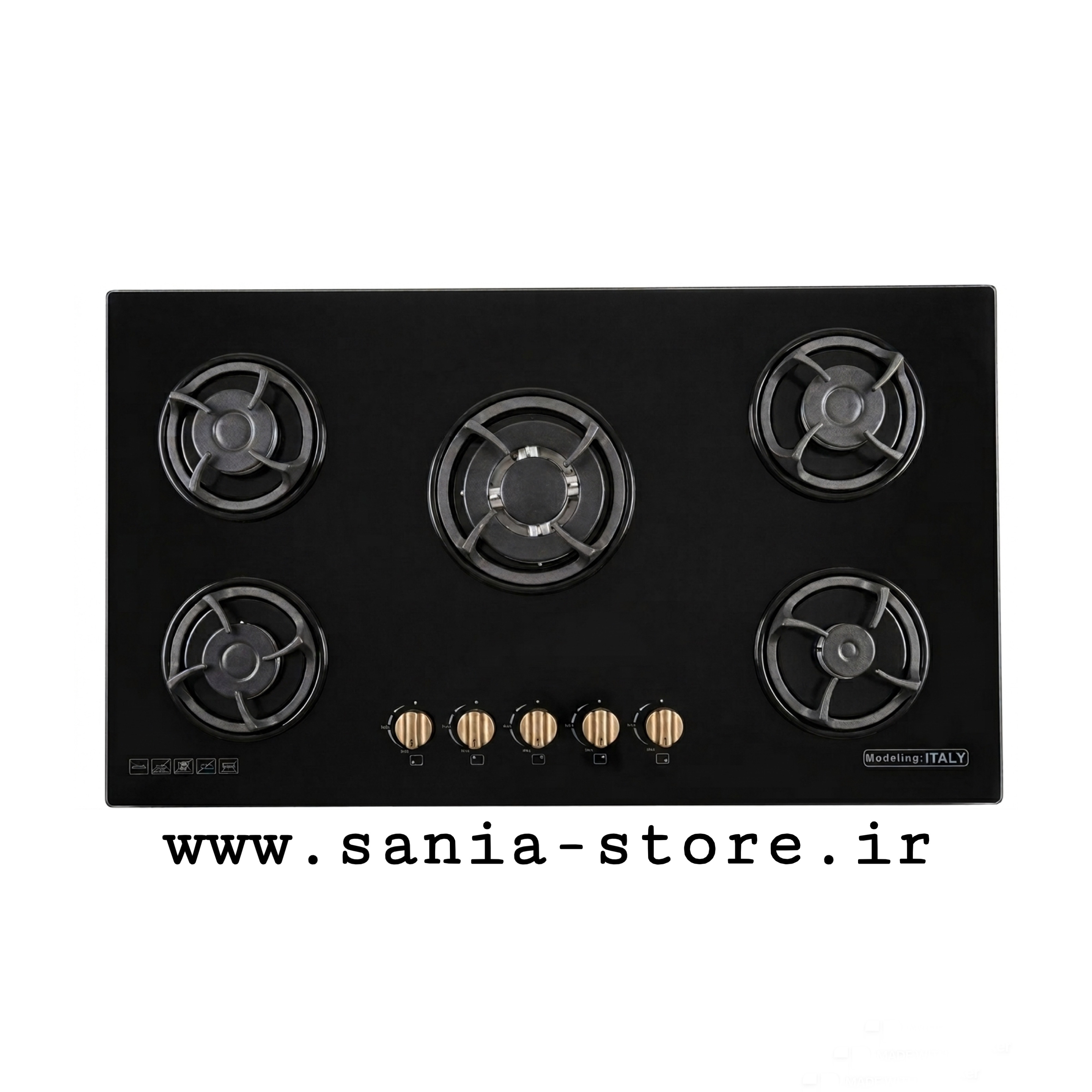 اجاق گاز ۵ شعله طرح بوش